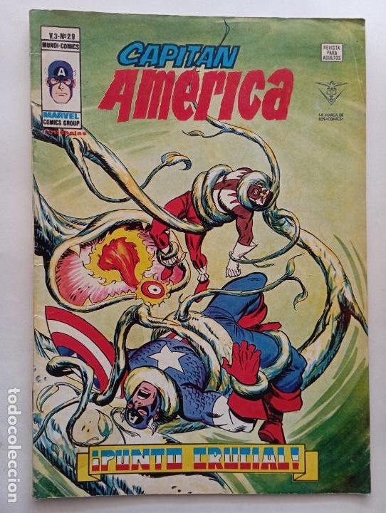 C&oacute;mics: CAPIT&Aacute;N AM&Eacute;RICA VOL 3 N&ordm; 29 - V&Eacute;RTICE 1979 - Foto 1