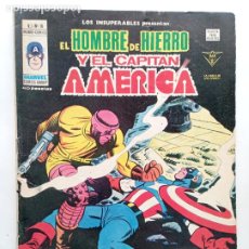 Cómics: VÉRTICE LOS INSUPERABLES Vº 1 Nº 16 - EL HOMBRE DE HIERRO Y EL CAPITÁN AMÉRICA - 1978