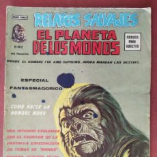 Cómics: RELATOS SALVAJES Vº 1 Nº 2 - EL PLANETA DE LOS MONOS - VÉRTICE 1974