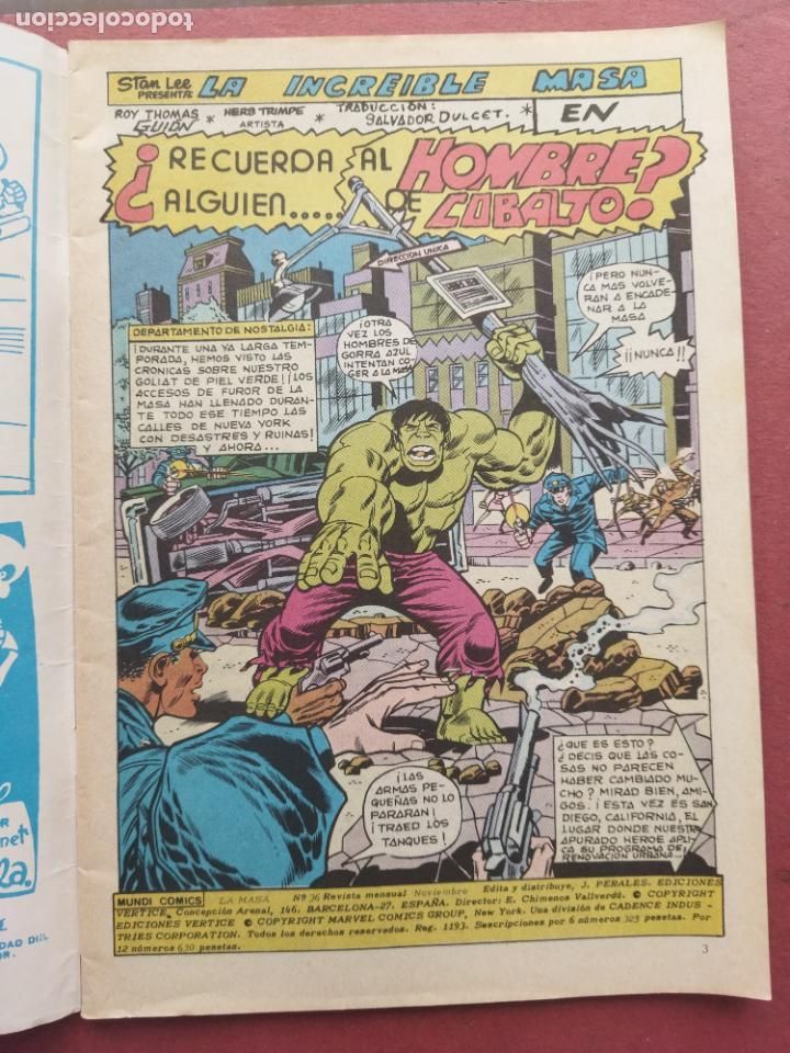 C&oacute;mics: V&Eacute;RTICE V&ordm; 3 N&ordm; 36 LA MASA - - Foto 3
