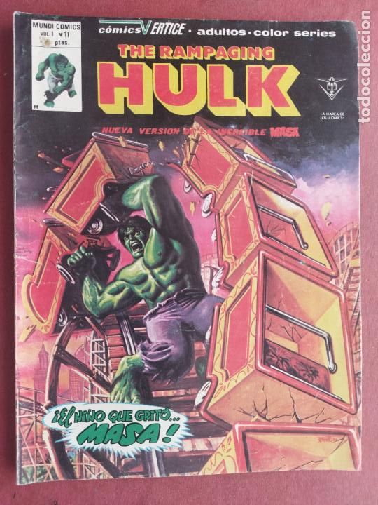 C&oacute;mics: V&Eacute;RTICE V&ordm; 1 N&ordm; 11 - THE RAMPAGING HULK - Foto 1