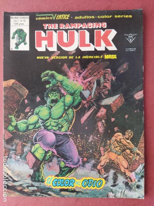 C&oacute;mics: V&Eacute;RTICE V&ordm; 1 N&ordm; 13 - THE RAMPAGING HULK - Foto 1