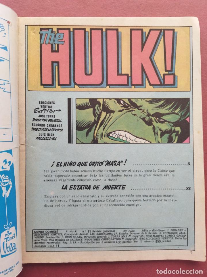 C&oacute;mics: V&Eacute;RTICE V&ordm; 1 N&ordm; 11 - THE RAMPAGING HULK - Foto 6
