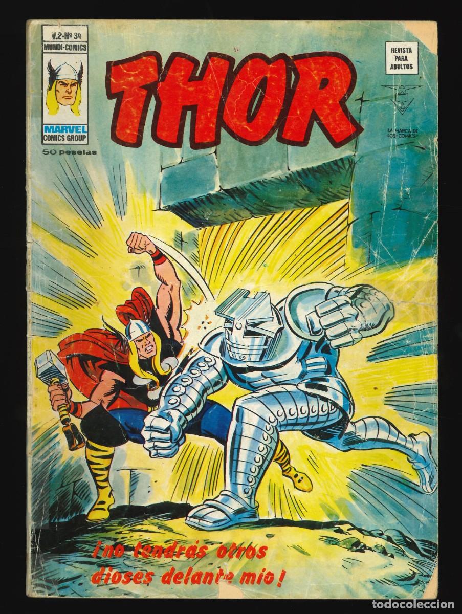 C&oacute;mics: THOR (V.2) - EDICIONES V&Eacute;RTICE / N&Uacute;MERO 34 - Foto 1