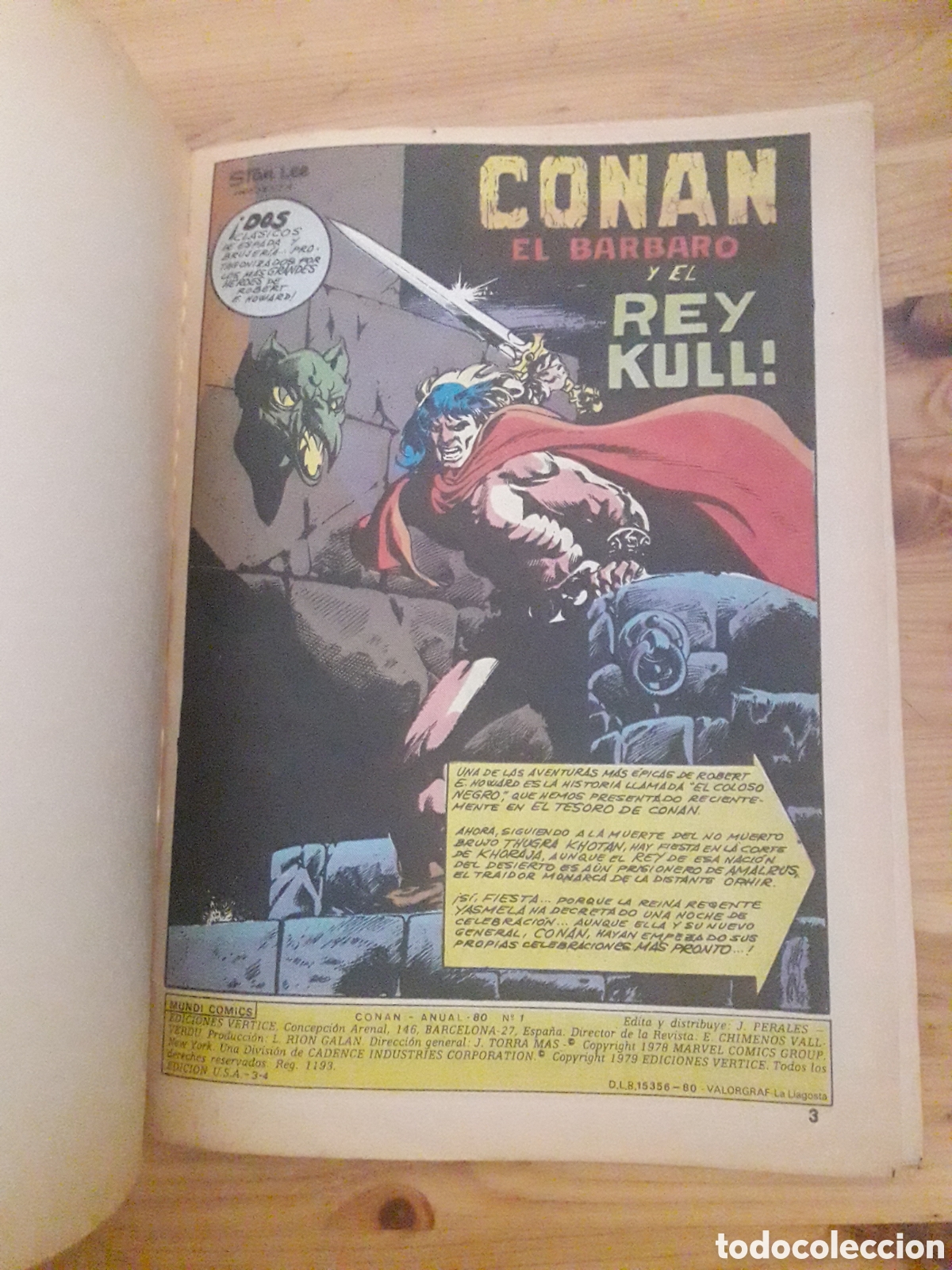 C&oacute;mics: Conan Vertice numero 1 Conan el barbaro y el rey kull DETERIORADO - Foto 2