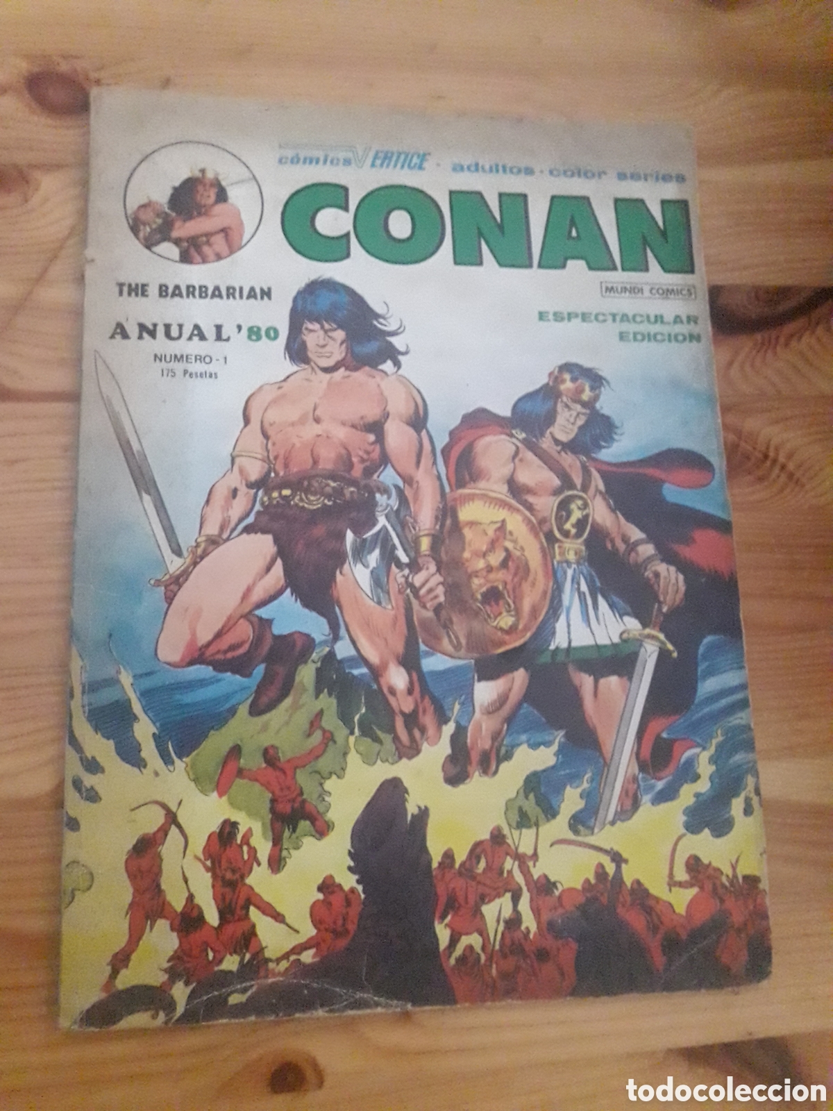 C&oacute;mics: Conan Vertice numero 1 Conan el barbaro y el rey kull DETERIORADO - Foto 1
