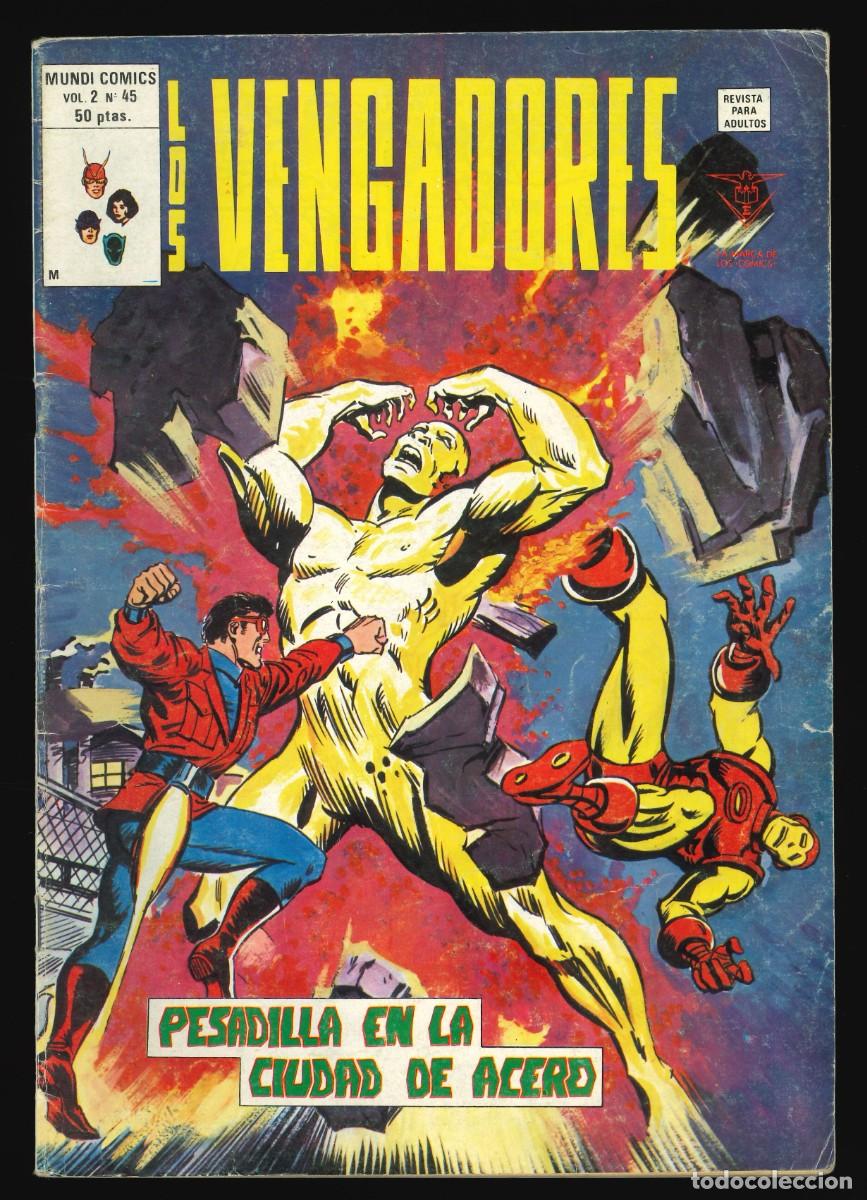 C&oacute;mics: LOS VENGADORES (V.2) - EDICIONES V&Eacute;RTICE / N&Uacute;MERO 45 - Foto 1