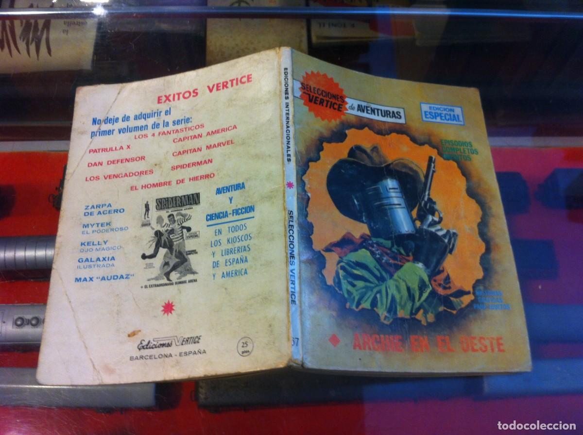 C&oacute;mics: C&Oacute;MIC. SELECCIONES V&Eacute;RTICE DE AVENTURAS. ARCHIE EN EL OESTE. 1969 - Foto 1