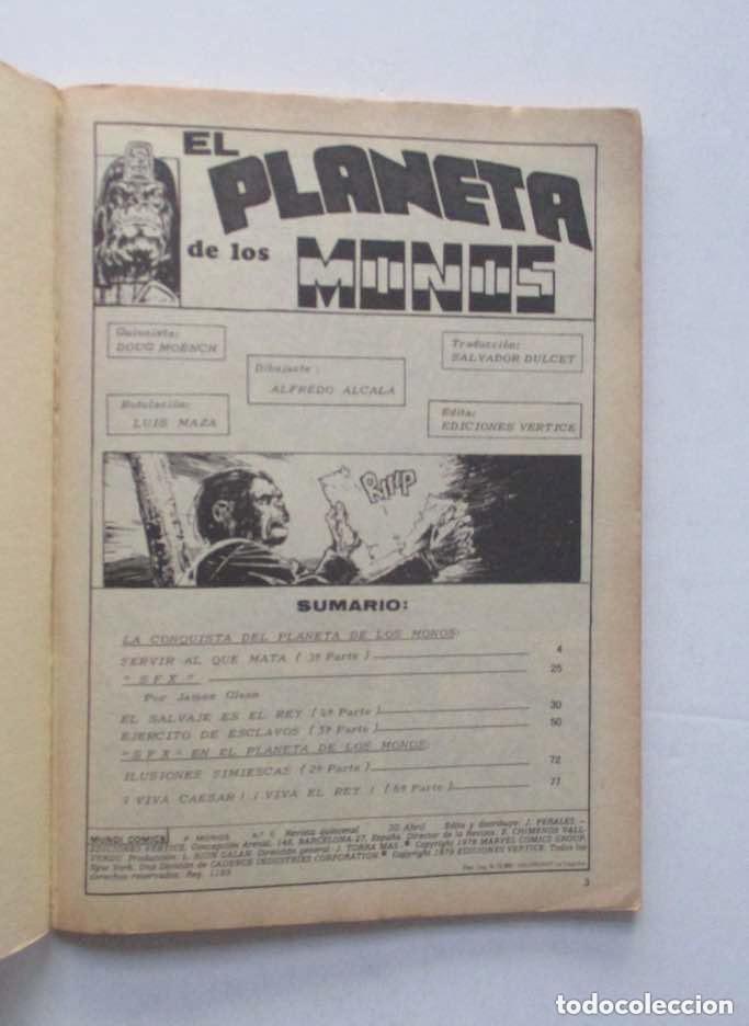 C&oacute;mics: 2 COMICS: EL PLANETA DE LOS MONOS - N&ordm; 5 Y 6 - Foto 7