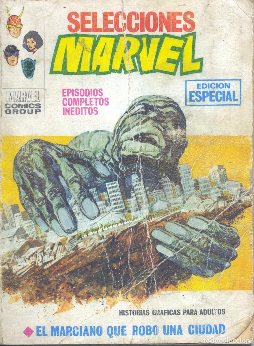 C&oacute;mics: SELECCIONES MARVEL. EDICIONES V&Eacute;RTICE, 1971. MATERIAL MARVEL - Foto 1
