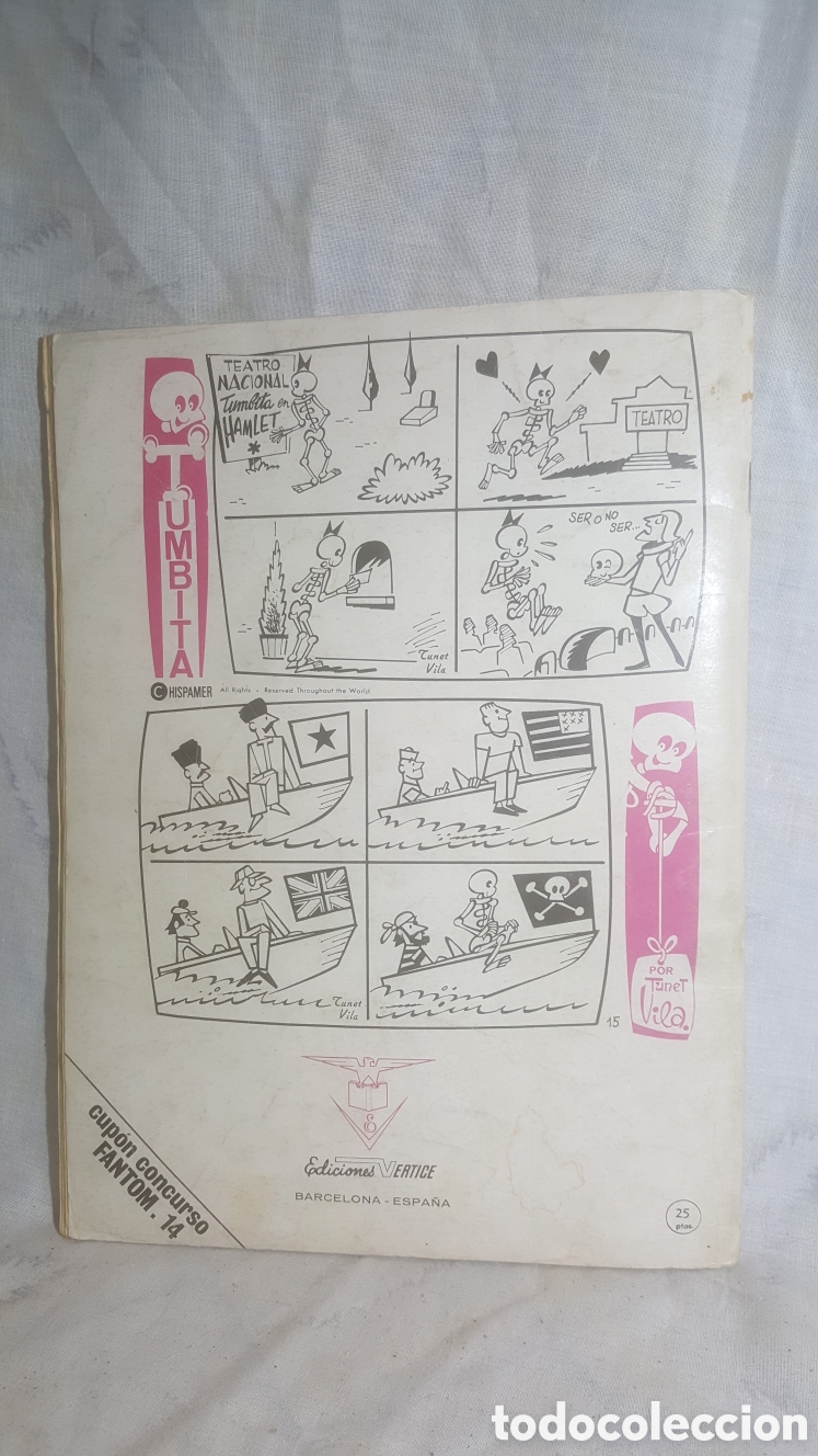 C&oacute;mics: FANTOM LA NOVIA DEL MONSTRUO DE VERTICE NUMERO 14 - Foto 2