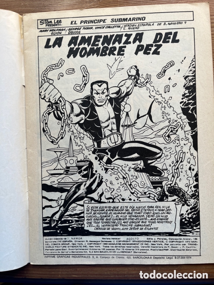 C&oacute;mics: Namor v&eacute;rtice volumen 2 completa - Foto 5