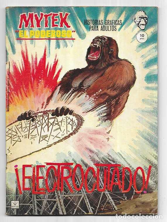 C&oacute;mics: Electrocutado. Mytek el Poderoso n&ordm; 8 Grapa Vertice 1965 - Foto 1
