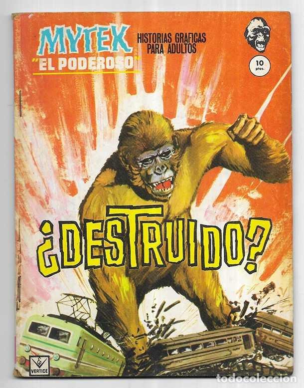 C&oacute;mics: Destruido . Mytek el Poderoso n&ordm; 10 Grapa Vertice 1965 - Foto 1