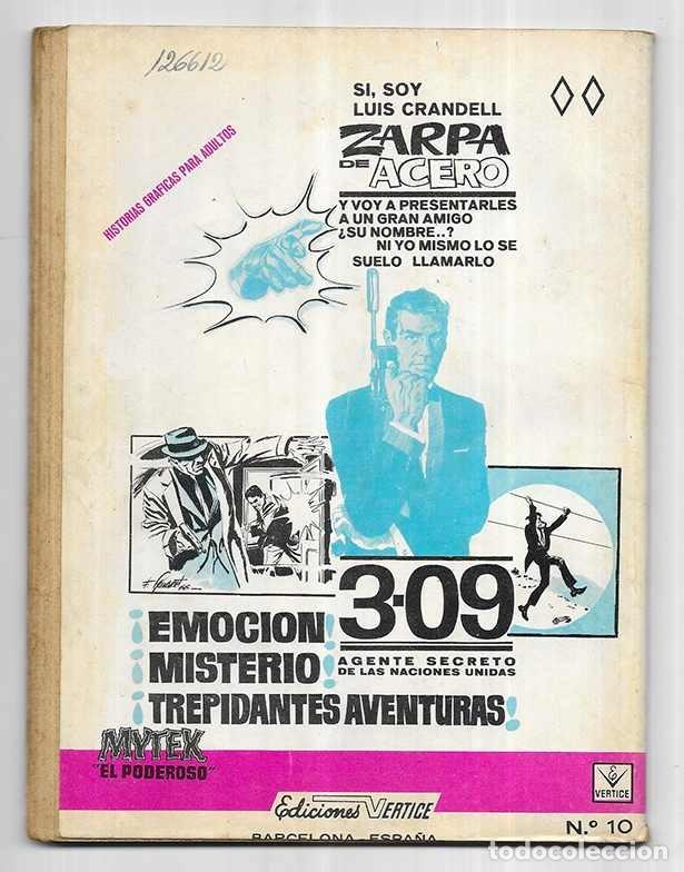 C&oacute;mics: Destruido . Mytek el Poderoso n&ordm; 10 Grapa Vertice 1965 - Foto 2