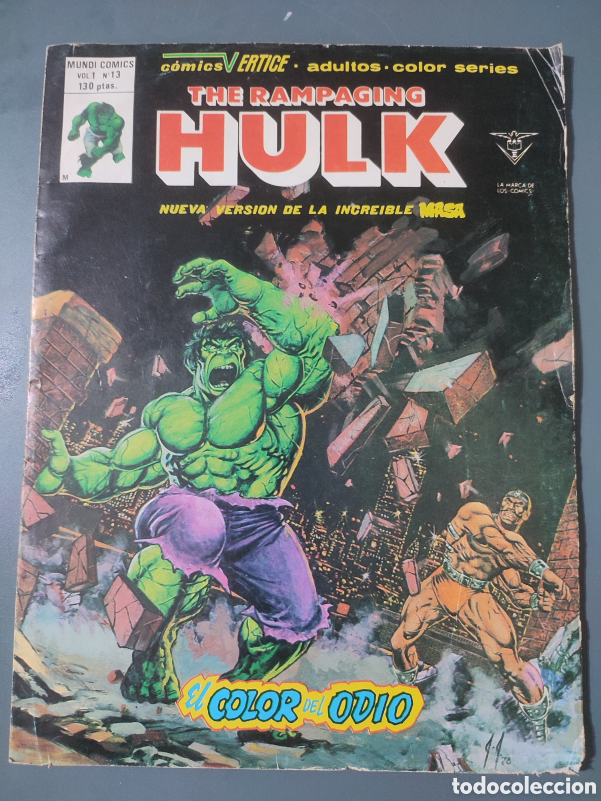 C&oacute;mics: Hulk El color del Odio Num 13.a&ntilde;o 1980 - Foto 1