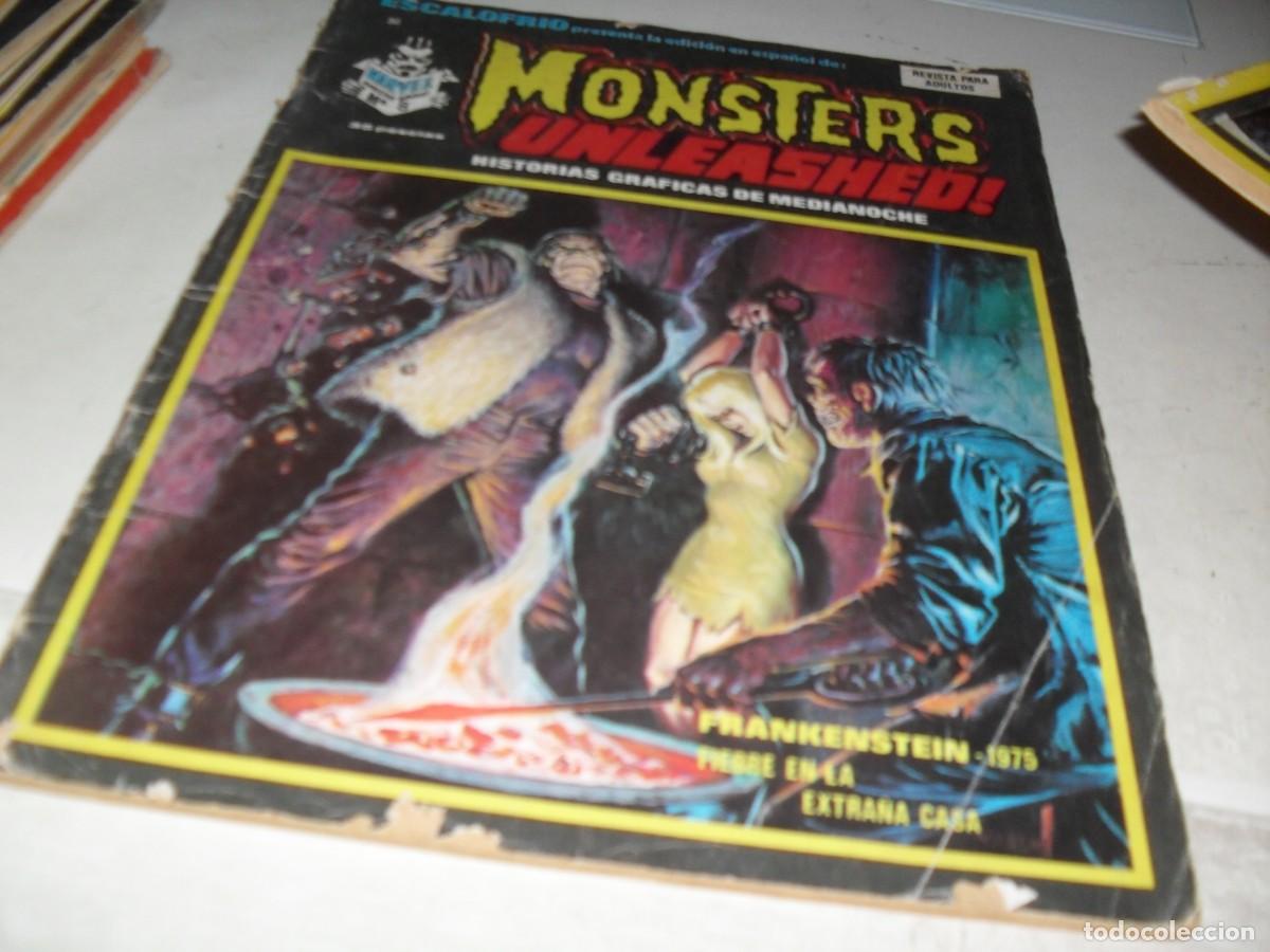 C&oacute;mics: ESCALOFRIO 30,(DE 67),MONSTERS UNLEASHED 8 FRANKENSTEIN 1975.VERTICE,1973 - Foto 1