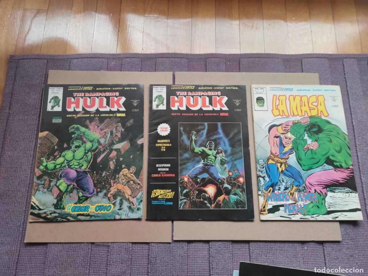 C&oacute;mics: RAMPANGING HULK X2 + 1 LA MASA (V&Eacute;RTICE) - Foto 1