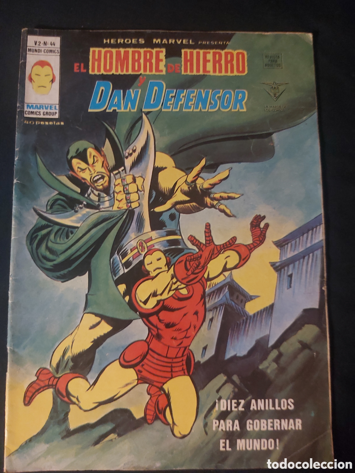C&oacute;mics: EL HOMBRE DE HIERRO Y DAN DEFENSOR V. 2 N&deg; 44. C&Oacute;MICS V&Eacute;RTICE. - Foto 1