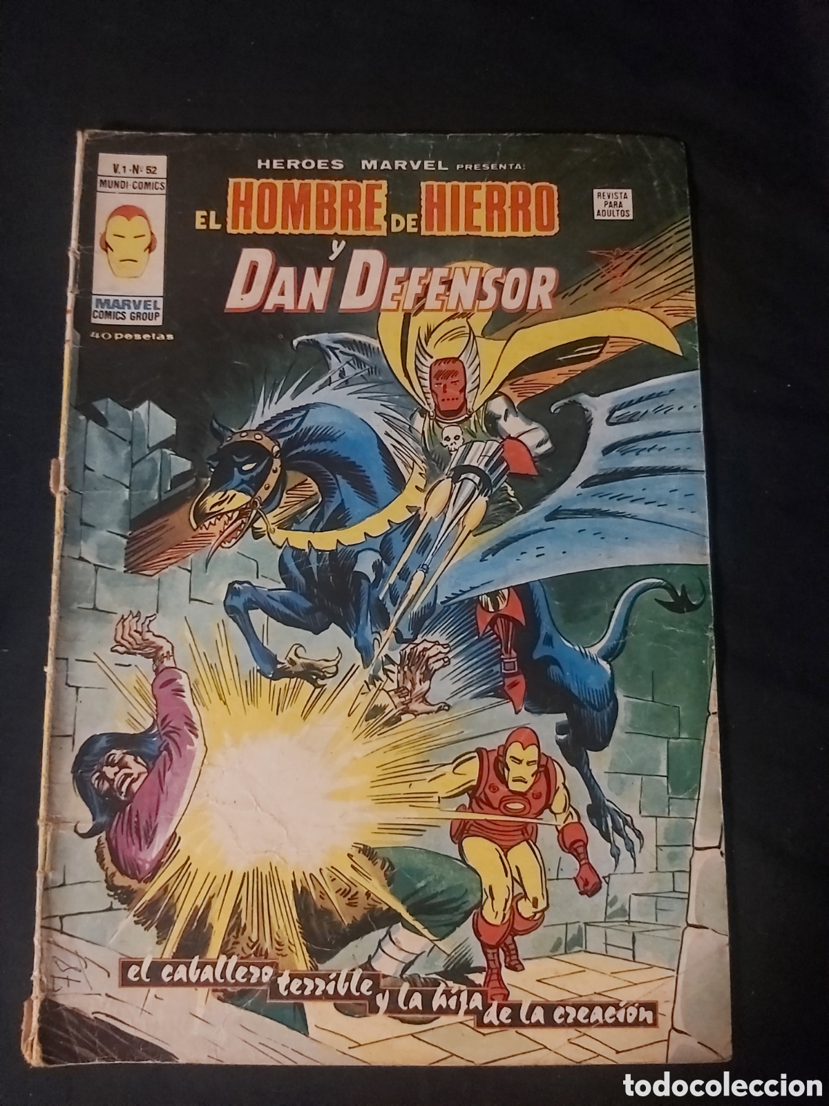 C&oacute;mics: EL HOMBRE DE HIERRO Y DAN DEFENSOR V. 1 N&deg; 52. C&Oacute;MICS V&Eacute;RTICE. - Foto 1