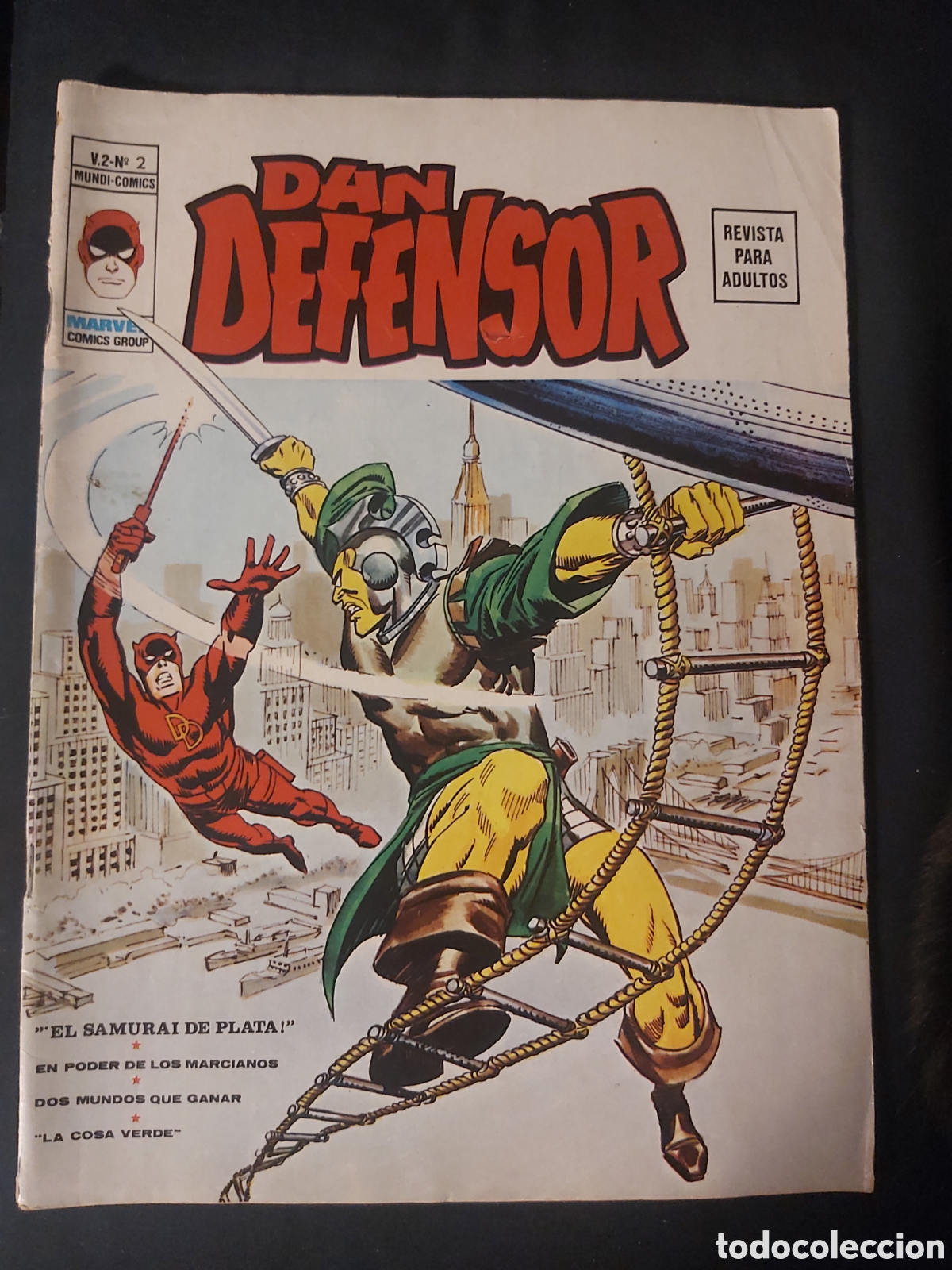 C&oacute;mics: DAN DEFENSOR VOL. 2 COMPLETO 1 AL 5 + EXTRA NAVIDAD Y EDICI&Oacute;N ESPECIAL 1977. V&Eacute;RTICE C&Oacute;MICS. - Foto 2