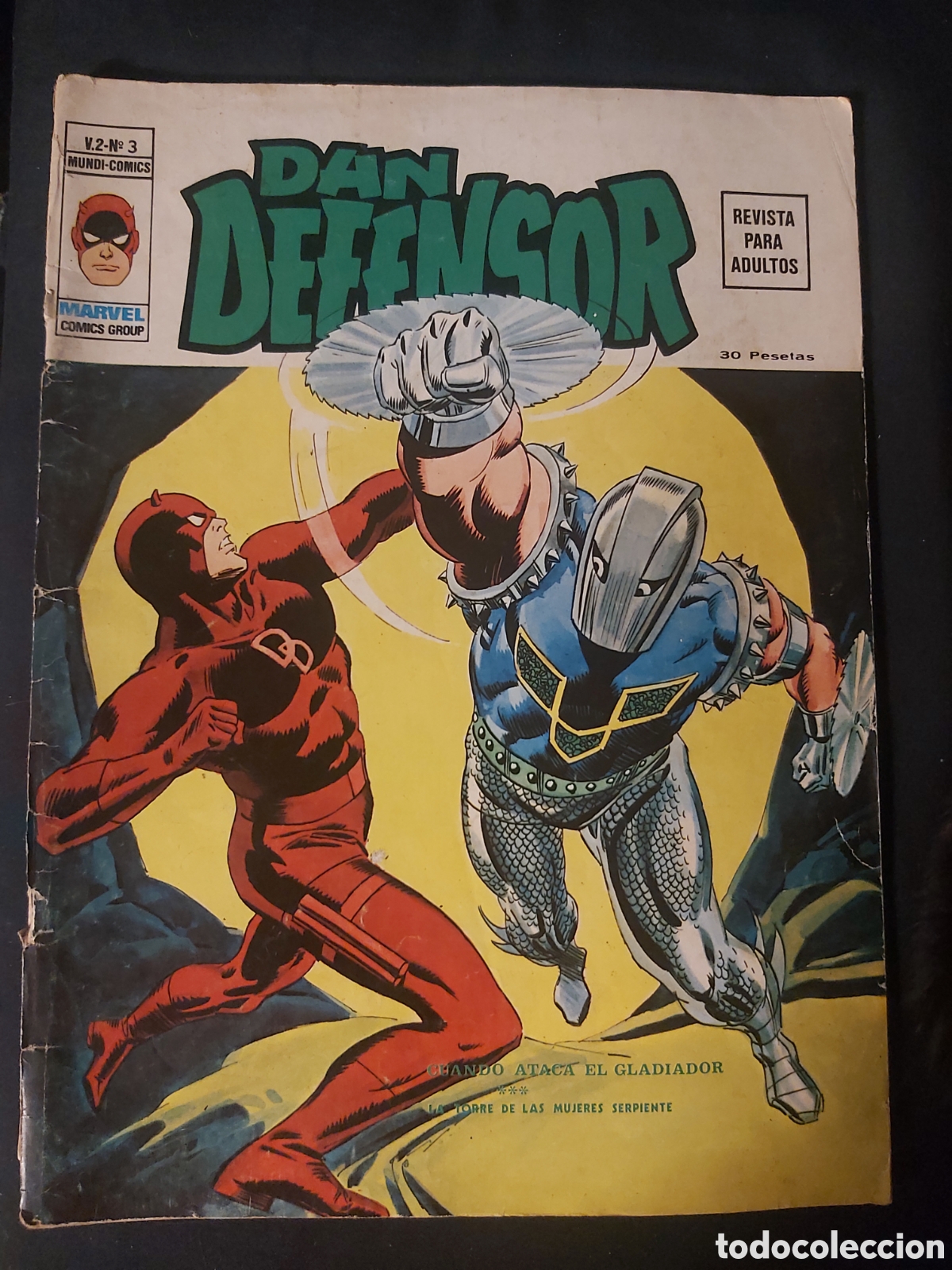 C&oacute;mics: DAN DEFENSOR VOL. 2 COMPLETO 1 AL 5 + EXTRA NAVIDAD Y EDICI&Oacute;N ESPECIAL 1977. V&Eacute;RTICE C&Oacute;MICS. - Foto 3