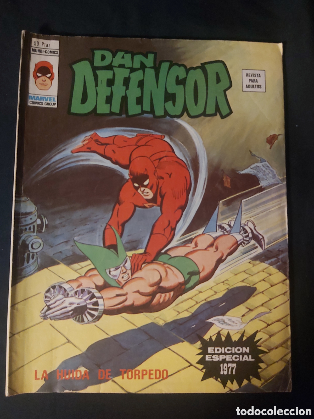C&oacute;mics: DAN DEFENSOR VOL. 2 COMPLETO 1 AL 5 + EXTRA NAVIDAD Y EDICI&Oacute;N ESPECIAL 1977. V&Eacute;RTICE C&Oacute;MICS. - Foto 7