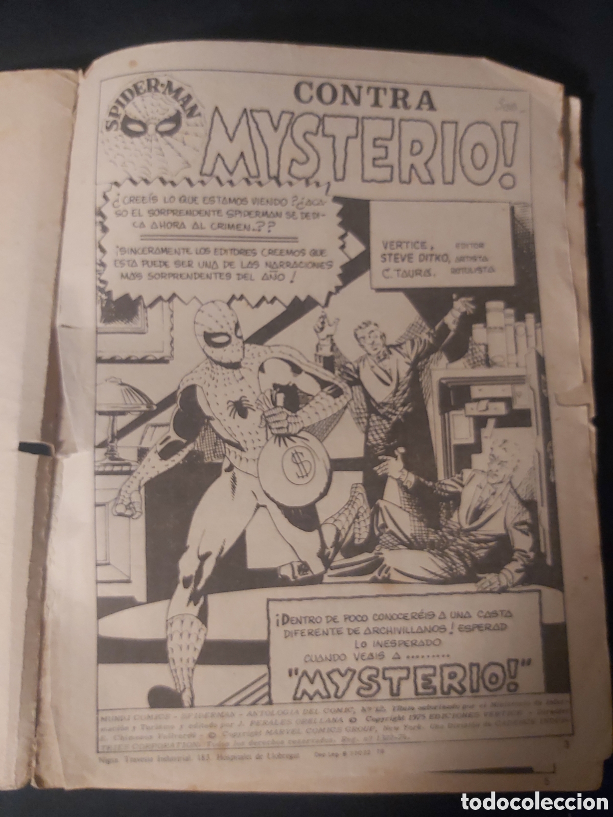 C&oacute;mics: ANTOLOGIA DEL COMIC SPIDERMAN (7, 8 Y 9). V&Eacute;RTICE C&Oacute;MICS. - Foto 2