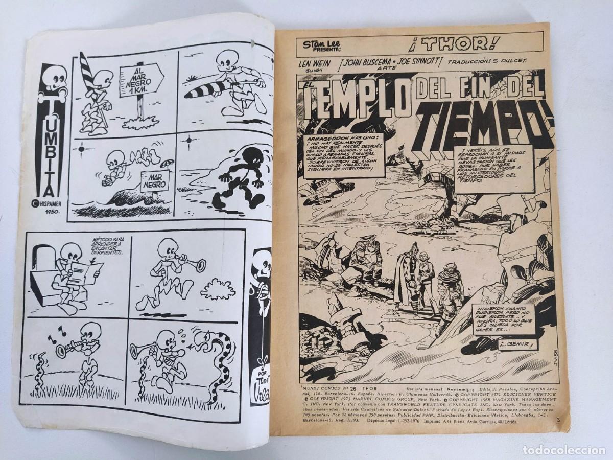 C&oacute;mics: THOR VOL.2 N&ordm; 26 ~ MARVEL/V&Eacute;RTICE (1976) - Foto 2