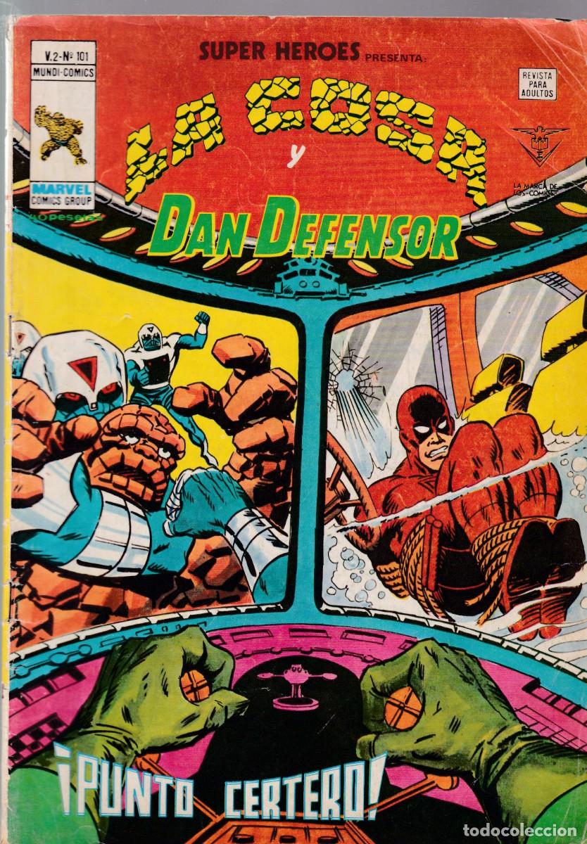 C&oacute;mics: LA COSA Y DAN DEFENSOR - MUNDI-COMICS/MARVEL V.2 N&ordm; 101 - VERTICE - Foto 1