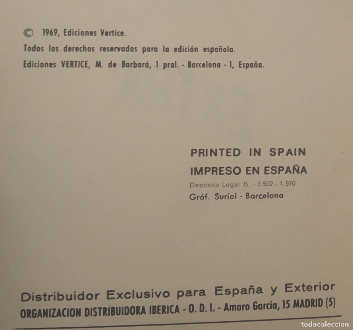 C&oacute;mics: MAX AUDAZ - EL BUITRE NEGRO ... V&eacute;rtice 1969 - Foto 4