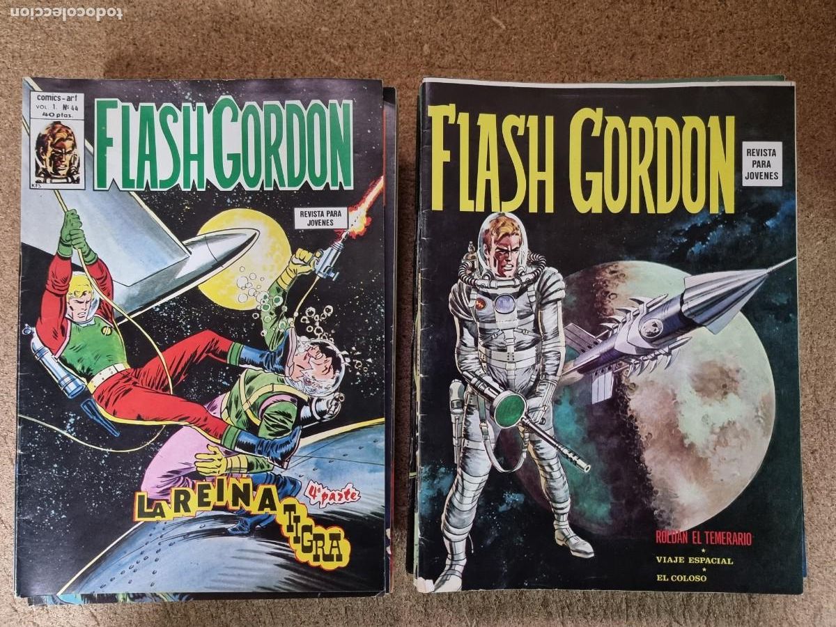 C&oacute;mics: Flash Gordon Vol.1 Completa 44 comics.Vertice - Foto 1