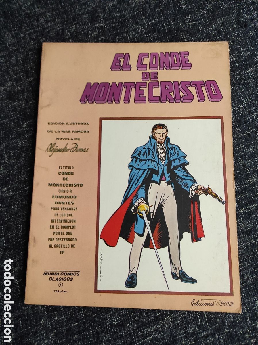 C&oacute;mics: MUNDI COMICS CLASICOS , EL CONDE DE MONTECRISTO - Foto 1