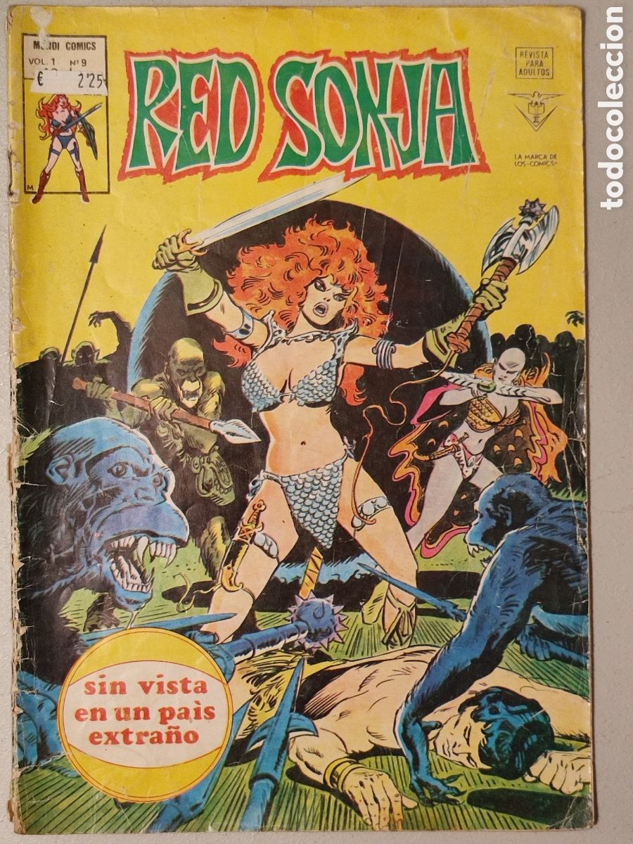 C&oacute;mics: RED SONJA N&deg;9 LA PORTADA MUY ESTROPEADA - Foto 1