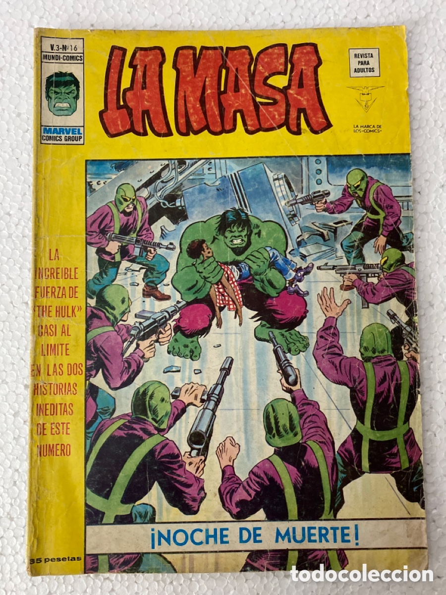C&oacute;mics: LA MASA #16 Vol3 V&Eacute;RTICE - Foto 1