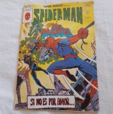Cómics: SUPER HEROES (1974, VERTICE) 105 · 1976 · SPIDERMAN Y MS. MARVEL. SI NO ES POR AMOR