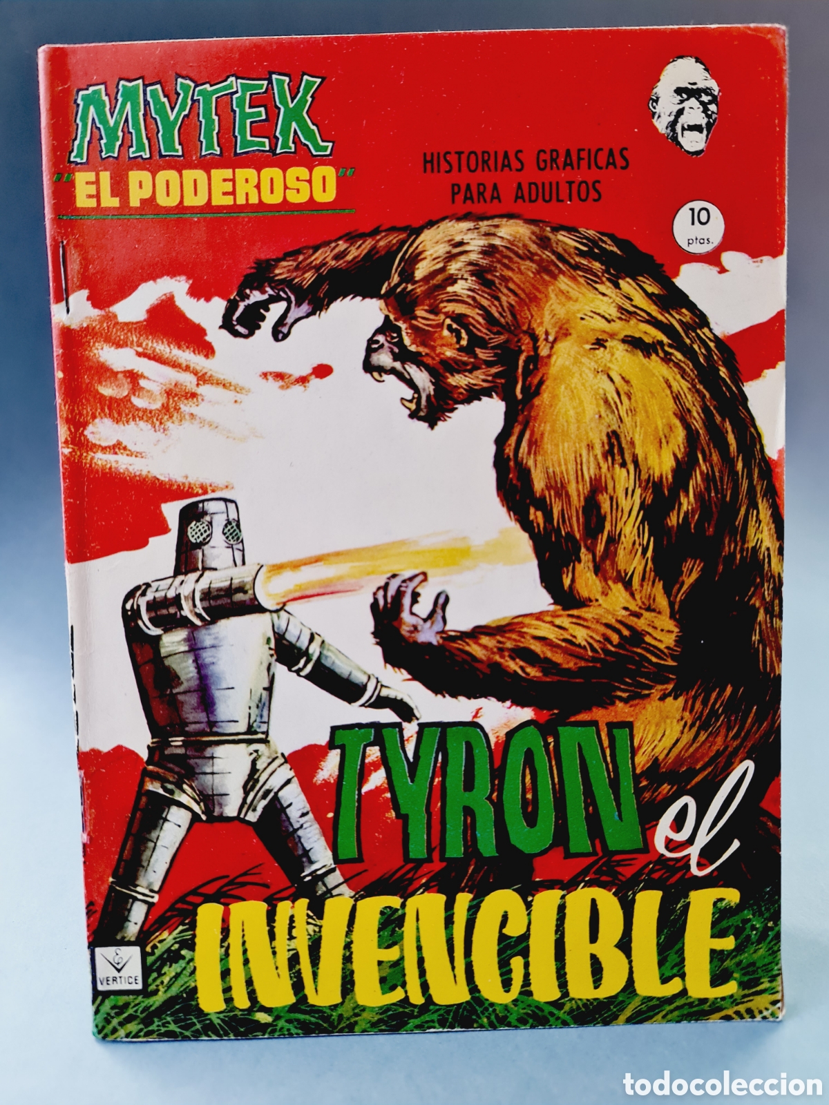 C&oacute;mics: DE KIOSCO MYTEK 11 TYRON EL INVENCIBLE GRAPA EDICIONES VERTICE - Foto 1