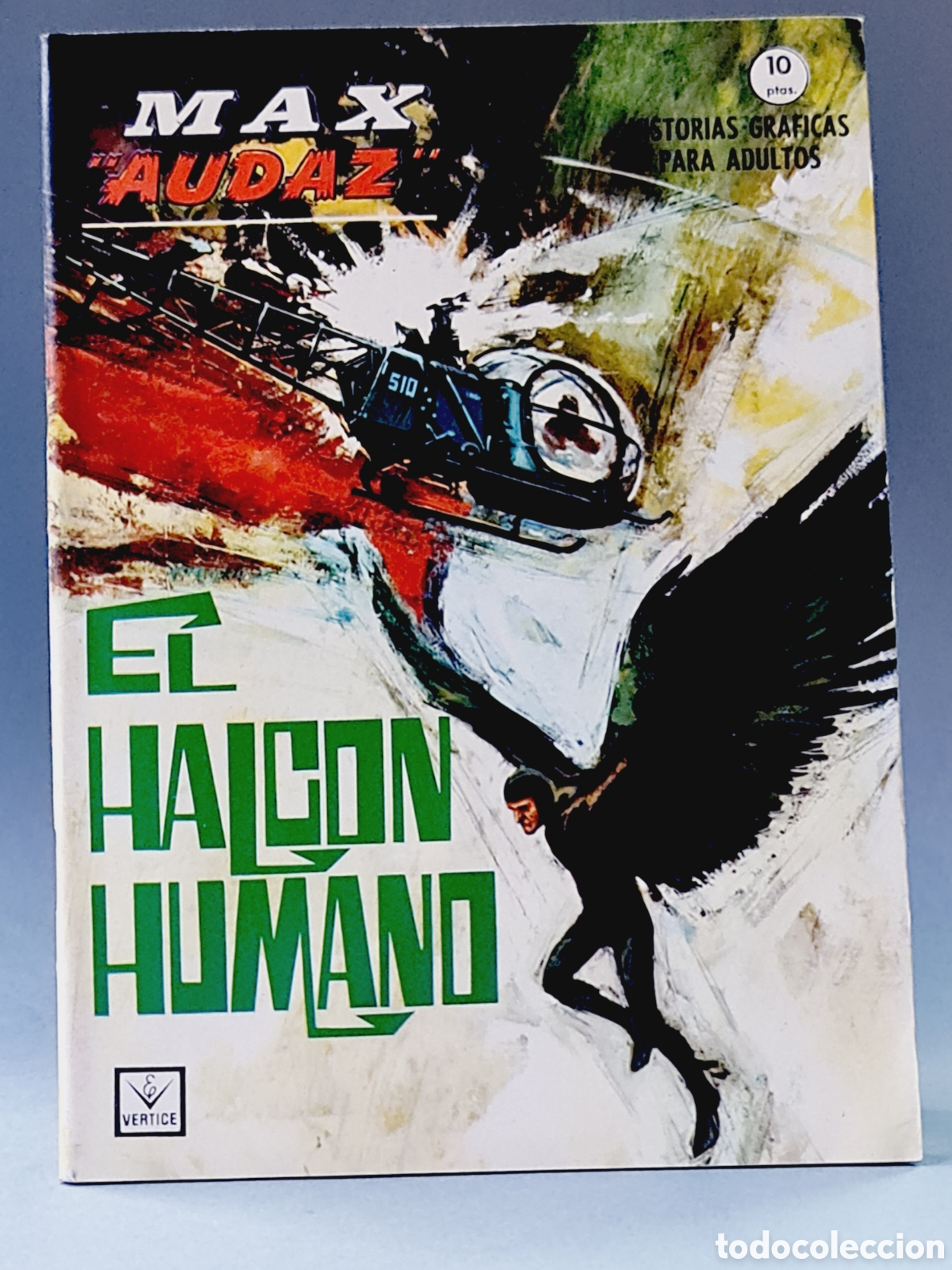 C&oacute;mics: DE KIOSCO MAX AUDAZ 18 EL HALC&Oacute;N HUMANO GRAPA EDICIONES VERTICE - Foto 1