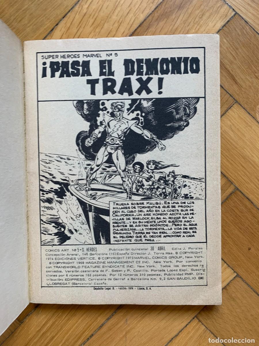 C&oacute;mics: Super H&eacute;roes 5 Warlock: Pasa el Demonio Trax - D2 - Foto 2