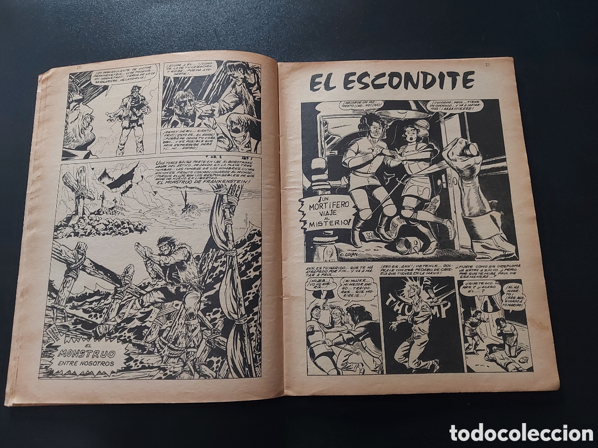 C&oacute;mics: FANTOM 22 LA MUERTE DEL MONSTRUO FRANKENSTEIN EDICIONES VERTICE COMIC TERROR, HORROR, PANICO, MIEDO - Foto 6