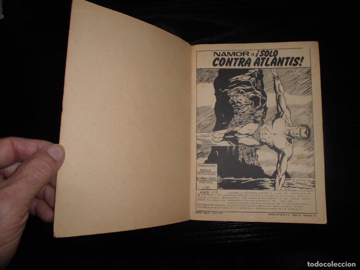 C&oacute;mics: NAMOR - N&ordm; 28 - VOL 1. TACO VERTICE. ORIGINAL. - Foto 4