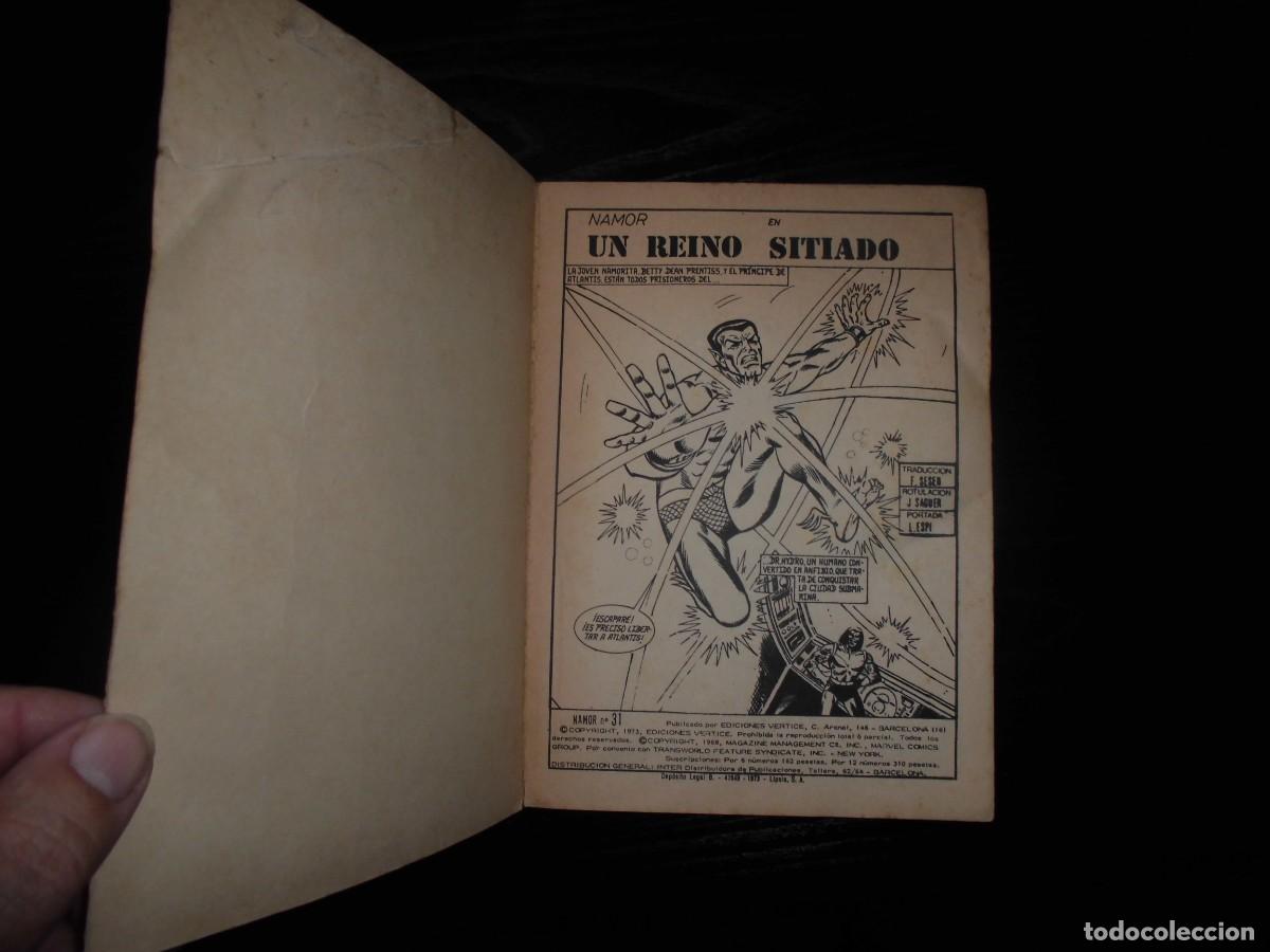 C&oacute;mics: NAMOR - N&ordm; 31 - VOL 1. TACO VERTICE. ORIGINAL. - Foto 4