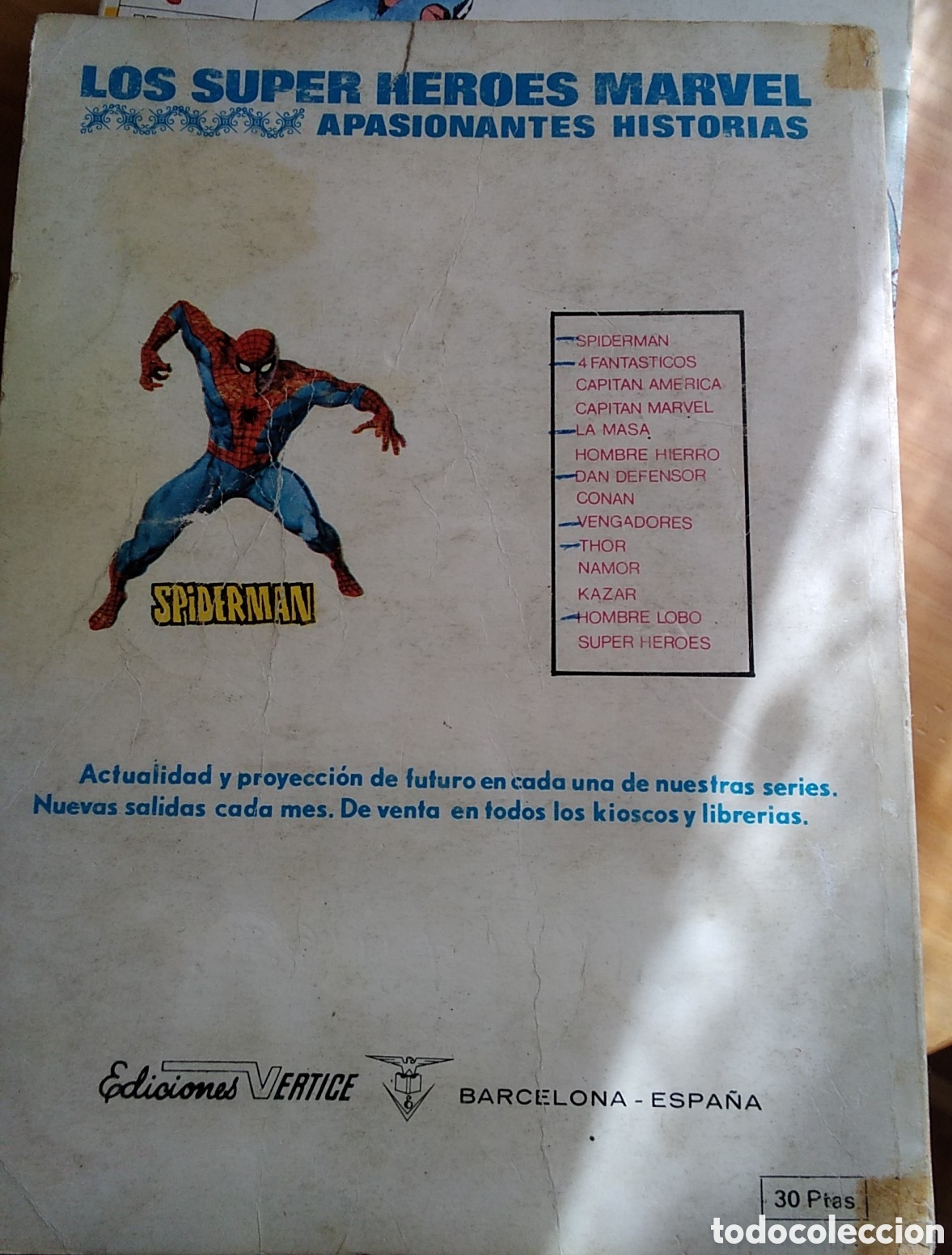 C&oacute;mics: Spiderman comic v&eacute;rtice V-1 taco n&uacute;mero 19 las alas del buitre - Foto 2