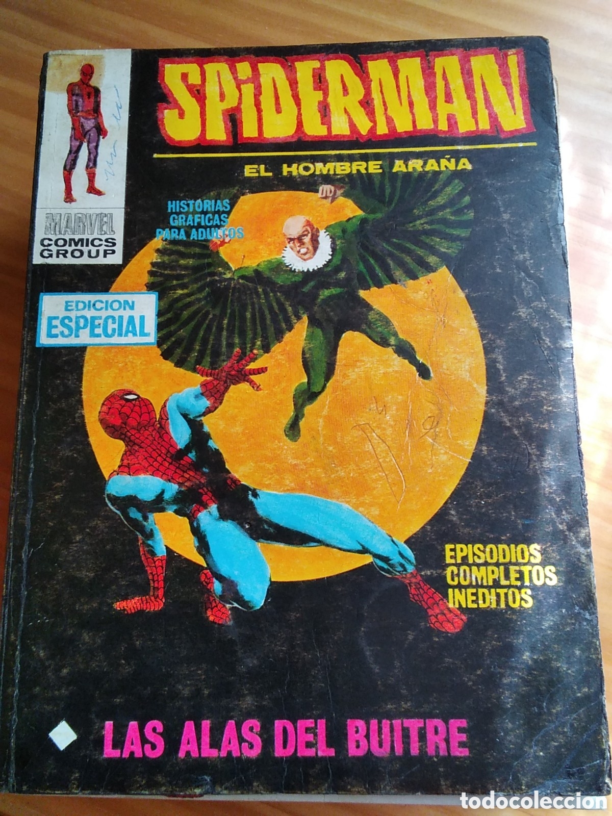 C&oacute;mics: Spiderman comic v&eacute;rtice V-1 taco n&uacute;mero 19 las alas del buitre - Foto 1