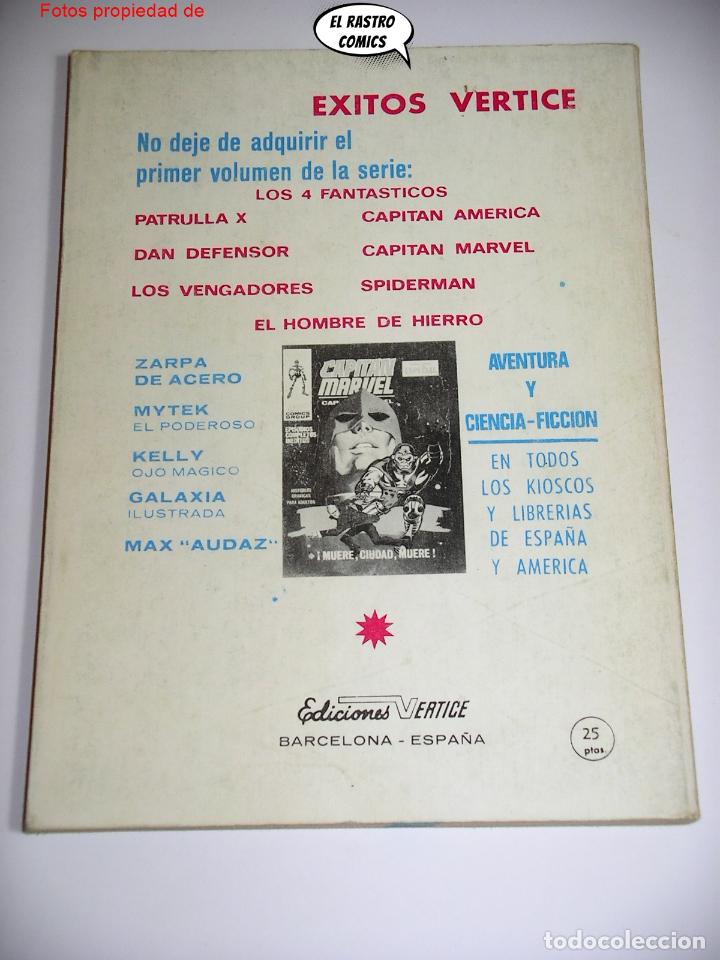 C&oacute;mics: Max Audaz n&ordm; 20, El lago de la muerte, ed. Vertice, taco - Foto 3