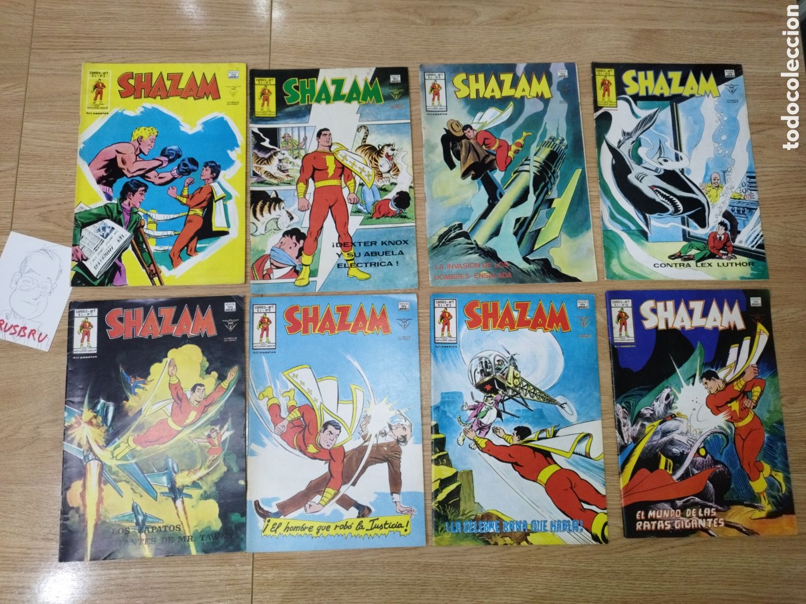 C&oacute;mics: LOTE DE 8 NUMEROS DE SHAZAN, EDICIONES VERTICE - Foto 1