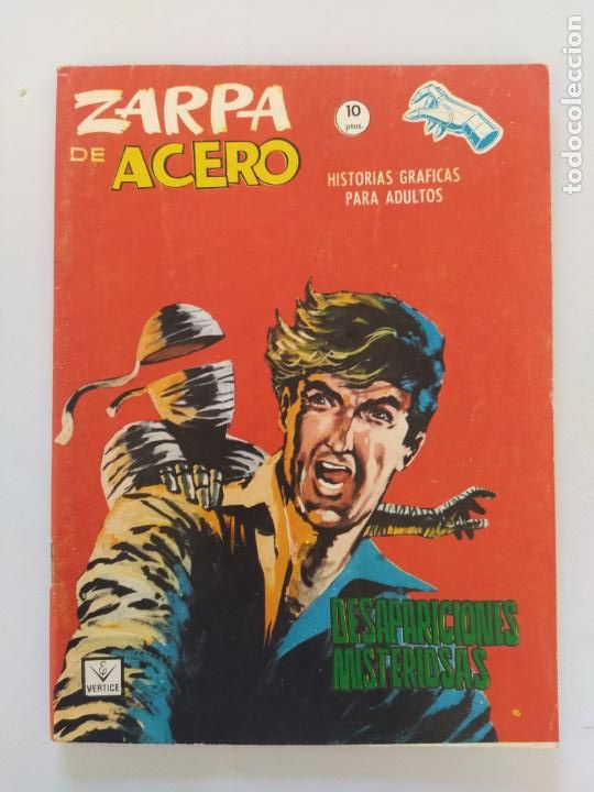 C&oacute;mics: ZARPA DE ACERO N&ordm; 22 - DESAPARICIONES MISTERIOSAS - EDICIONES VERTICE (7M) - Foto 1