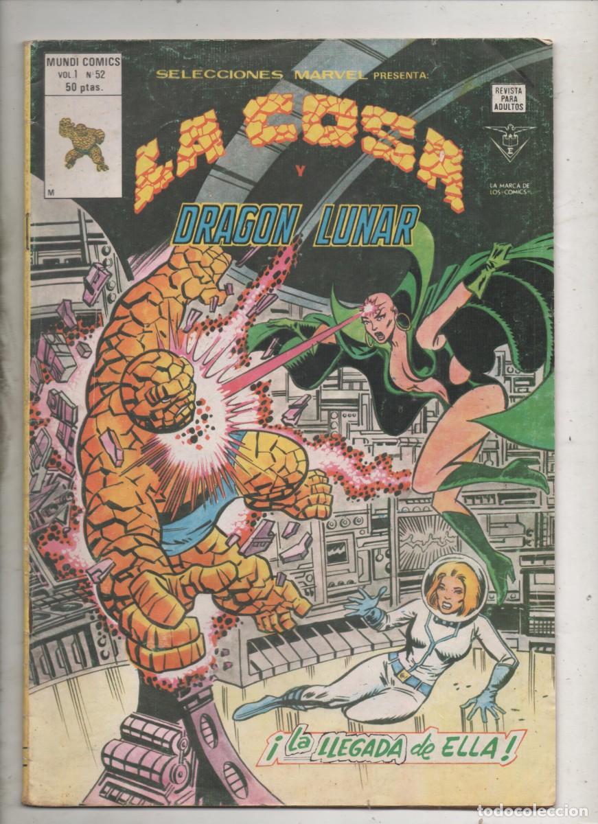 C&oacute;mics: SELECCIONES MARVEL PRESENTA: LA COSA Y DRAGON LUNAR - VOL.1 . N&ordm;52 -VERTICE . E1 - Foto 1