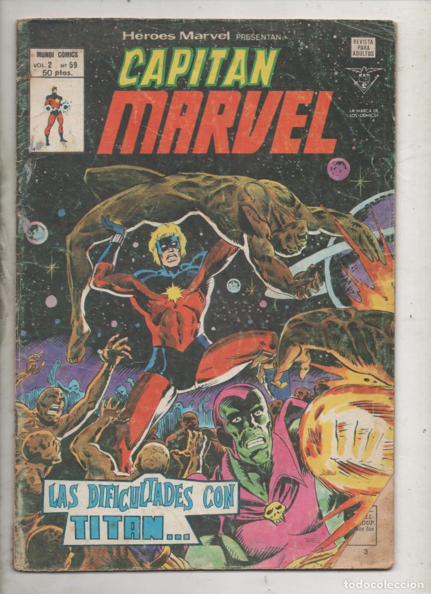 C&oacute;mics: HEROES MARVEL VOL.2 . N&ordm; 59 - VERTICE . CAPITAN MARVEL -E1 - Foto 1