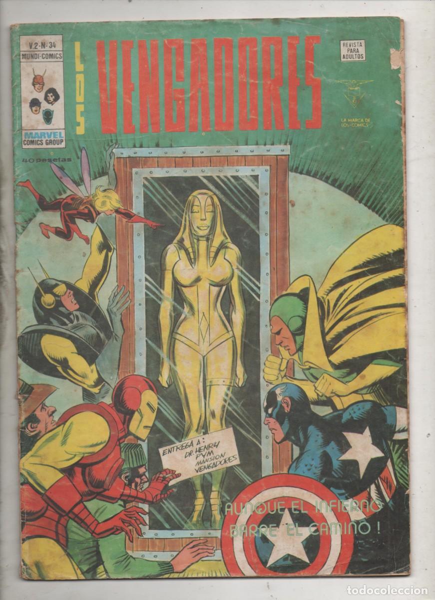 C&oacute;mics: LOS VENGADORES VOL.2 N&ordm; 34 . VERTICE -e1 - Foto 1